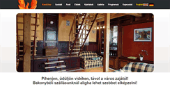 Desktop Screenshot of fonixvendeghaz.hu
